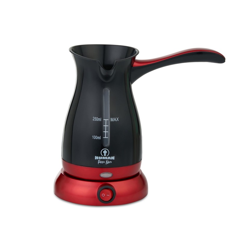 Human HU-5007 Ηλεκτρικό Μπρίκι 650W με Χωρητικότητα 300ml Rosso Nero